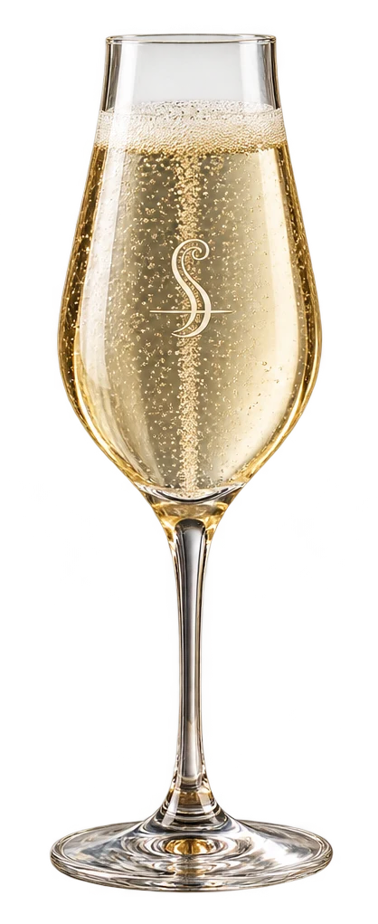 Sparkling wine glass for STORMR